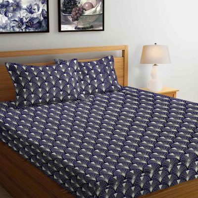 Innovative Edge Double Bed Fitted Bedsheet Set – Perfectly Fits Up to 10 Inches Mattress