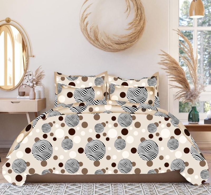 Innovative Edge Double Bed Fitted Bedsheet Set – Perfectly Fits Up to 10 Inches Mattress